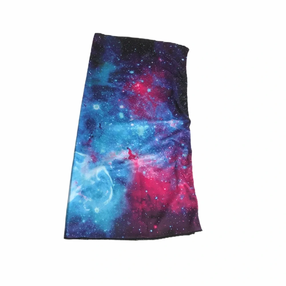 Galaxy Gaiter Mask, Blue, Pink